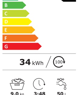 Veļas mazgājamā  mašīna LG Washing machine | F2X50S9TBB | Energy efficiency class A | Front loading | Washing capacity 9 kg | 1200 RPM | Depth 48 cm | Width 60 cm | Display | LED | Steam function | Direct drive | Wi-Fi | Matte Black  Hover