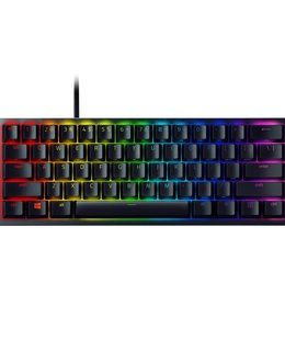 Tastatūra Razer | Huntsman Mini | Black | Gaming keyboard | Wired | RGB LED light | US | Linear Optical RED  Hover