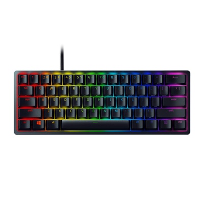 Tastatūra Razer | Huntsman Mini | Black | Gaming keyboard | Wired | RGB LED light | US | Linear Optical RED