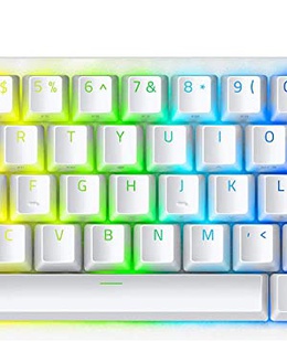 Tastatūra Razer | Huntsman Mini 60% | Gaming keyboard | Optical | RGB LED light | US | Mercury | Wired  Hover