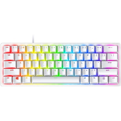 Tastatūra Razer | Huntsman Mini 60% | Gaming keyboard | Optical | RGB LED light | US | Mercury | Wired