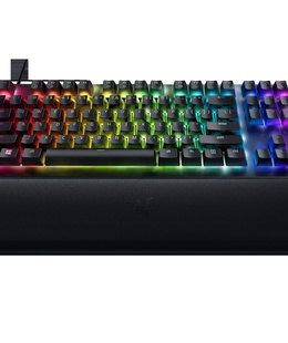 Tastatūra Razer | Huntsman V2 Tenkeyless | Gaming keyboard | Optical Gaming Keyboard | RGB LED light | US | Black | Wired | Linear Red Switch  Hover