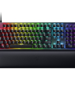 Tastatūra Razer | Huntsman V2 Optical Gaming Keyboard | Gaming Keyboard | Wired | RGB LED light | RU | Black | Numeric keypad | Linear Red Switch  Hover