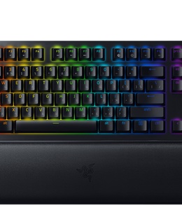 Tastatūra Razer | Huntsman V2 Tenkeyless | Gaming keyboard | Optical Gaming Keyboard | RGB LED light | RU | Black | Wired | Linear Red Switch  Hover