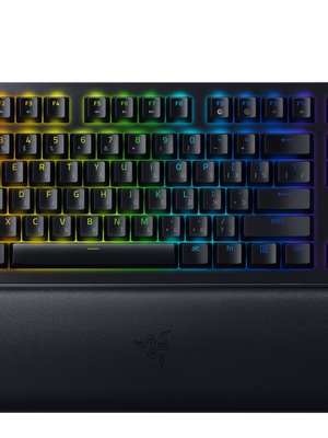 Tastatūra Razer | Huntsman V2 Tenkeyless | Gaming keyboard | Optical Gaming Keyboard | RGB LED light | RU | Black | Wired | Linear Red Switch  Hover