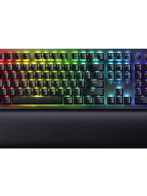 Tastatūra Razer Huntsman V2 TKL Optical Gaming Keyboard Gaming keyboard RGB LED light RU Wired Black Clicky Purple Switch  Hover
