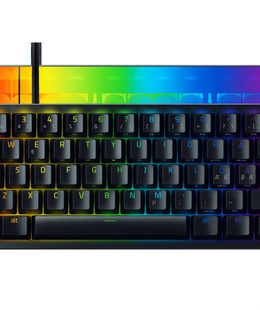 Tastatūra Razer Optical Gaming Keyboard Huntsman Mini 60% Gaming keyboard RGB LED light NORD Wired USB-C Black Analog Switch  Hover