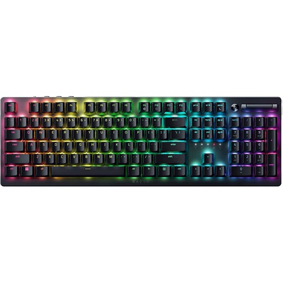 Tastatūra Razer Gaming Keyboard  Deathstalker V2 Gaming Keyboard Ultra-Slim Casing with Durable Aluminum Top Plate; Laser-Etched Keycaps with Ultra-Durable Coating RGB LED light US Wired Black Bluetooth Numeric keypad Optical Switches (Linear)