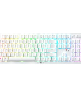 Tastatūra Razer | Optical Gaming Keyboard | Deathstalker V2 Pro | Gaming keyboard | Wireless | RGB LED light | US | White | Purple Switch | Wireless connection  Hover