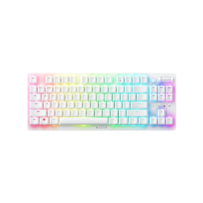 Tastatūra Razer | Optical Keyboard | Deathstalker V2 Pro | Gaming keyboard | RGB LED light | US | Wireless | White | Red Switch | Wireless connection