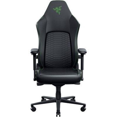  Razer Ergonomic Gaming Chair with Breathable Comfort | Iskur V2 NewGen | Black/Green