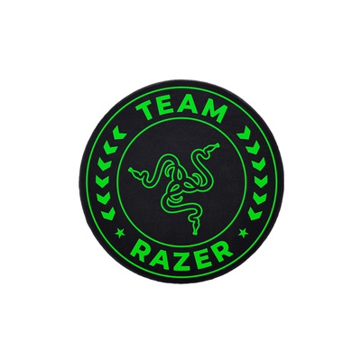  Razer Team Razer Floor Mat 100% Recycled Polyester Velvet/100% Recycled Non-woven Fabric | Floor Rug | Black/Green