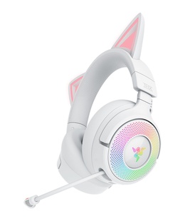 Austiņas Razer | Headset | Kraken Kitty V3 Pro | Bluetooth | Over-Ear | White  Hover