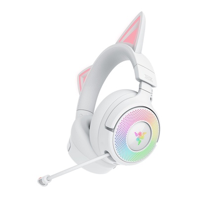 Austiņas Razer | Headset | Kraken Kitty V3 Pro | Bluetooth | Over-Ear | White