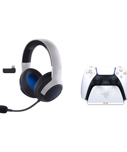 Austiņas Razer Gaming Headset for Xbox & Razer Charging Stand Kaira Wireless Over-Ear Microphone White  Hover