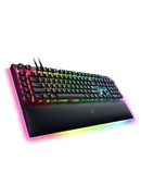 Tastatūra Razer | Mechanical Gaming Keyboard | BlackWidow V4 Pro | Gaming Keyboard | Wired | RGB LED light | US | Black | Numeric keypad | Yellow Switches Hover