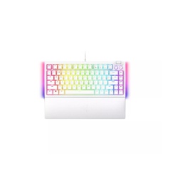 Tastatūra Razer | White | BlackWidow V4 75% | Gaming keyboard | US | Wired | Mechanical Switches