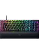 Tastatūra Razer | BlackWidow V4 | RGB LED light | US | Wired | Black | Yellow Switches | Mechanical Gaming keyboard