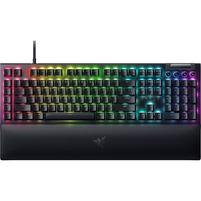Tastatūra Razer | BlackWidow V4 | RGB LED light | US | Wired | Black | Yellow Switches | Mechanical Gaming keyboard
