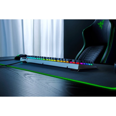 Tastatūra Razer | BlackWidow V4 X | RGB | Gaming keyboard | Wired | RU | Black | Yellow Switch