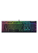 Tastatūra Razer | Mechanical Gaming Keyboard | BlackWidow V4 X | Mechanical Gaming Keyboard | Wired | US | Black | Yellow Mechanical Switches (Linear)