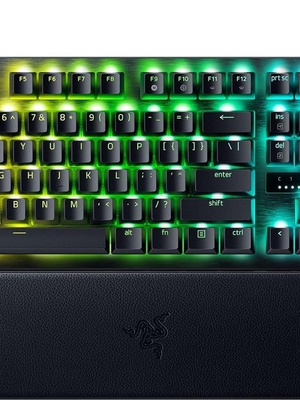 Tastatūra Razer | Gaming Keyboard | Huntsman V3 Pro | Gaming Keyboard | Wired | Nordic | Black | Analog Optical  Hover