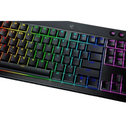 Tastatūra Razer | BlackWidow V4 Low-Profile Tenkeyless HyperSpeed | Keyboard | Wireless | US | Bluetooth | Black | Yellow Switch