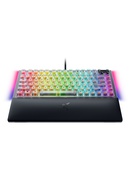 Tastatūra Razer Hot-swappable Mechanical Gaming Keyboard | BlackWidow V4 75% | Gaming Keyboard | Wired | US | Phantom White Edition | USB Type-C | Razer Mechanical Switches (Tactile) Hover