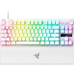 Tastatūra Razer Huntsman V3 Pro Tenkeyless 8KHz | Gaming keyboard | Wired | US | White | Razer Analog Optical Switch Gen-2