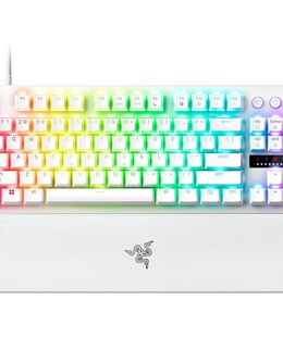 Tastatūra Razer Huntsman V3 Pro Tenkeyless 8KHz | Gaming keyboard | Wired | US | White | Razer Analog Optical Switch Gen-2  Hover