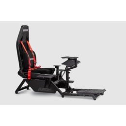  Next Level Racing | Flight Simulator Cockpit | Black and Red