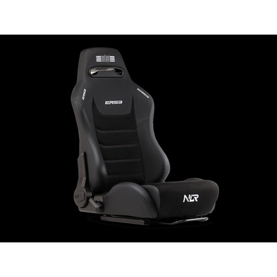  Next Level Racing | Premium PU Leather | Reclining Seat | ERS3 Elite PU Leather & Suede Edition | Black