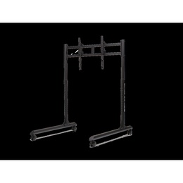  Next Level Racing Floor stand | Round Tube Freestanding Single Monitor Stand | Up to 65  | Height adjustment
