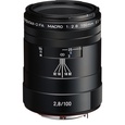  HD Pentax D-FA 100mm f/2.8 Macro ED AW lens, black