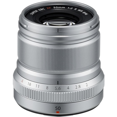  Fujinon XF 50mm f/2 R WR objektīvs, sudrabots