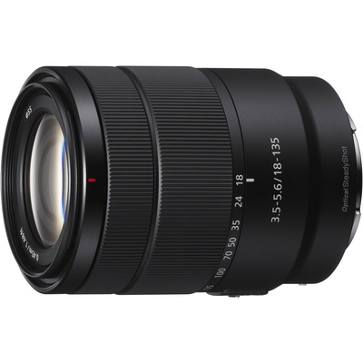  Sony E 18-135mm f/3.5-5.6 OSS lens, black