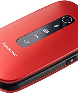 Telefons Panasonic KX-TU550EXR, red  Hover