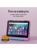  Amazon Fire HD 8 32GB Kids Pro (2024), pink/jungle cat Hover