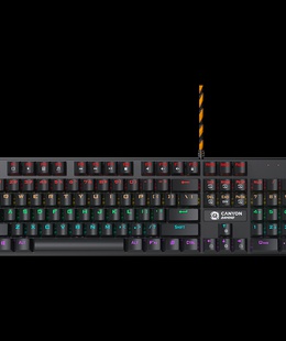 Tastatūra CANYON CND-SKB4-US  Hover