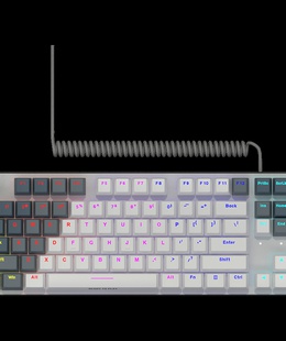 Tastatūra LORGAR LRG-GK514TKL-WH-US  Hover