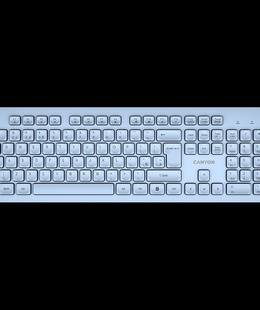 Tastatūra CANYON CNS-HKBW01BL  Hover