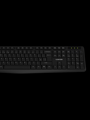 Tastatūra CANYON CNE-HSETW01-UK/US  Hover