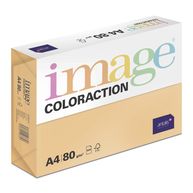  Papīrs A4, Image Coloraction, 80 g/m² Acapulco / Neon Orange, 500 l., FSC Mix