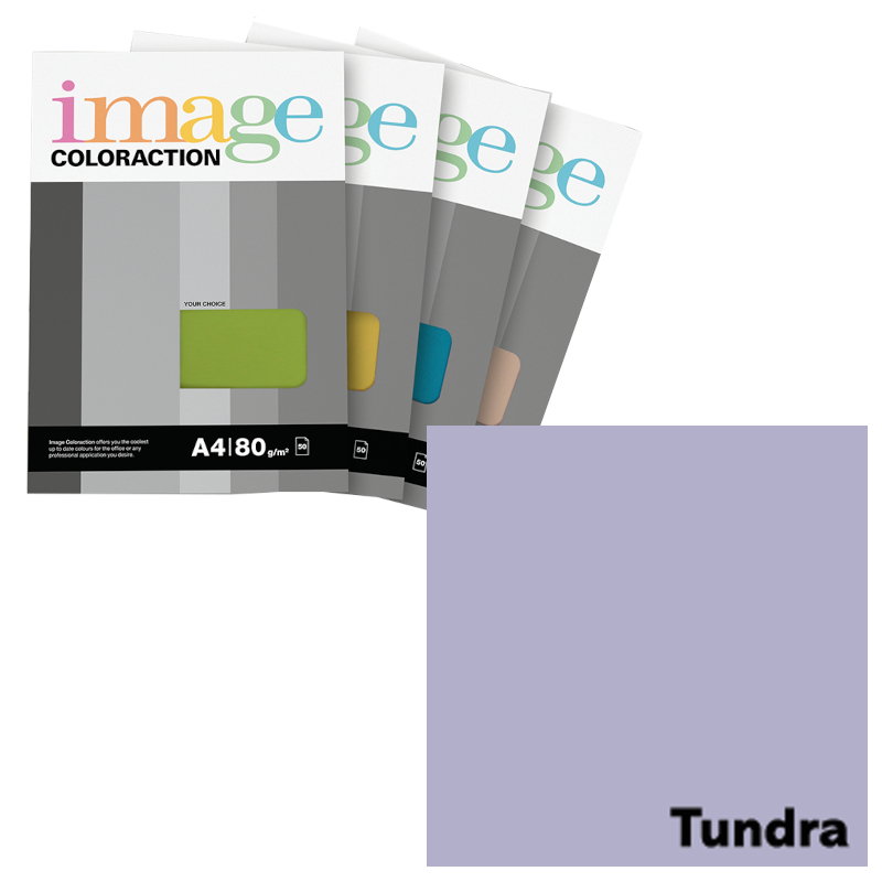 Krāsains papīrs A4, 50 loksnes, 80g/m2, gaiši ceriņkrāsas, Image Coloraction