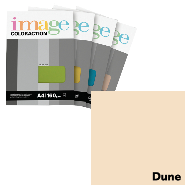  Krāsains papīrs A4, 50 loksnes, 160g/m2, krēmkrāsa, Image Coloraction