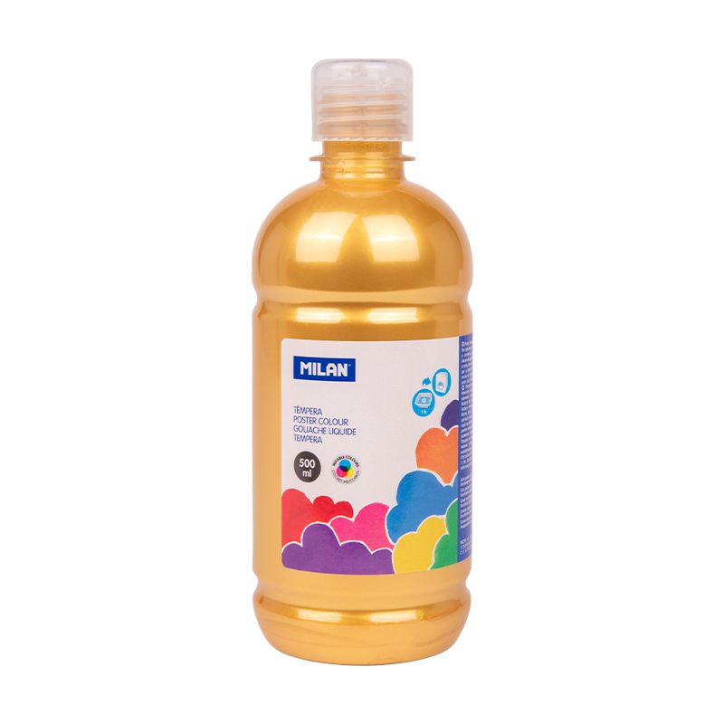  Guaša 500 ml. zelta krāsa MILAN