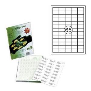  Uzlīmes Rillprint 38x21.2mm 100 loksnes A4 formāta