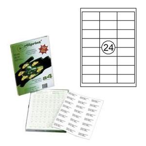  Uzlīmes Rillprint 66x33.8mm 100 loksnes A4