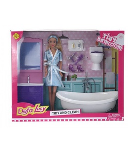  Lelle Lusija 29 cm ar aksesuāriem vannas istabā 538771  Hover