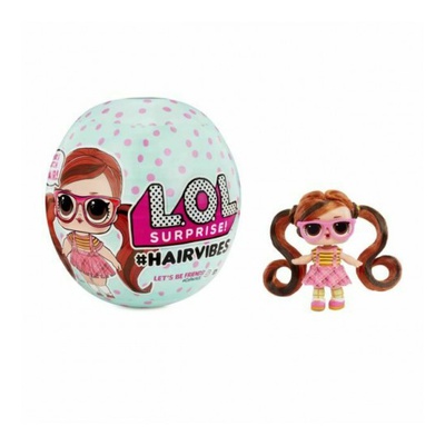  Lelle bumbā L.O.L Surprise Hairvibes Tots Series A dažādas 8 cm 564751